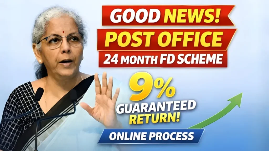 Post Office 24 Month FD Scheme: Get 9% Guaranteed Return